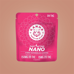 Kanha Fast Acting Nano Gummies Watermelon 10ct
