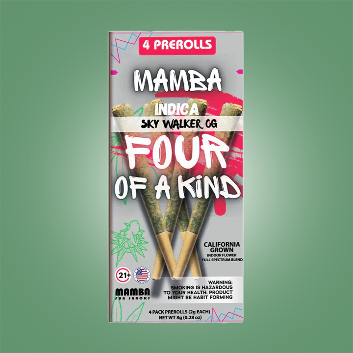 Sky Walker OG Mamba Madness Full Spectrum Blend Pre-Roll 4ct 8G