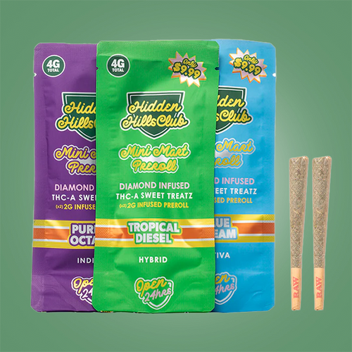 Hidden Hills Mini Mart THCA Prerolls 4G